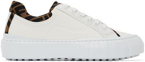 fendi sneakers match|Fendi white canvas sneakers.